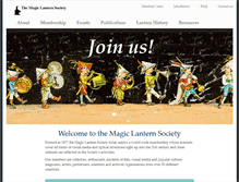 Tablet Screenshot of magiclantern.org.uk